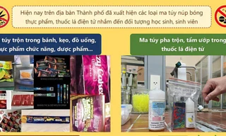 Công an TPHCM cảnh báo ma túy trộn trong thực phẩm, thuốc lá điện tử
