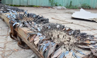 Ớn lạnh với hàng trăm mảnh đinh nhọn rải trên quốc lộ ở TPHCM 