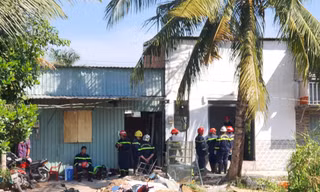 Sập tường nhà đang xây ở Thủ Đức, một thợ hồ tử nạn