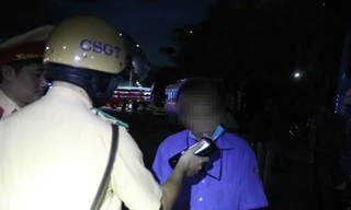 Sáng sớm đã phát hiện 2 tài xế xe buýt vi phạm nồng độ cồn 