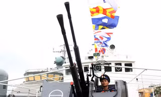 Cảnh sát biển nhận ba tàu hiện đại