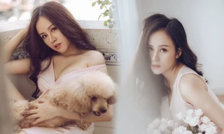 'Bà Tưng' lại gây sốt với bộ ảnh khoe vòng 1 nóng bỏng mừng Valentine