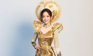 Phương Nga xuất sắc lọt Top 5 trang phục dân tộc tại Miss Grand