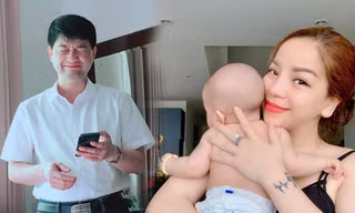  Minh Chuyên công khai bố của con trai sau tin đồn có con với đại gia lớn tuổi