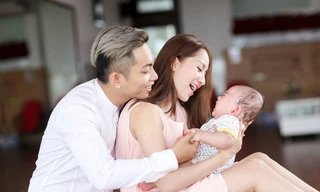 Nữ hoàng dancesport Khánh Thi vừa hạ sinh con gái đầu lòng