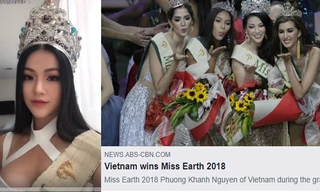 Báo chí quốc tế ca ngợi tân hoa hậu Miss Earth Phương Khánh