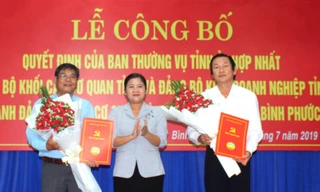 Kiện toàn nhân sự 10 địa phương