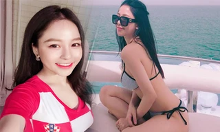 Ngắm nhan sắc nóng bỏng của hotgirl bán thuốc "Nóng cùng World Cup"