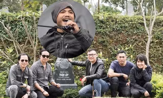 Showbiz 1/3: Xúc động hình ảnh ban nhạc Bức Tường viếng mộ cố nhạc sĩ Trần Lập