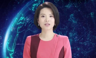 Hình ảnh của nữ MC "ảo" đầu tiên trên thế giới.