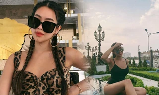 Tiên Nguyễn gây 'bão' với hình ảnh gợi cảm sau 14 ngày tự cách ly tại gia