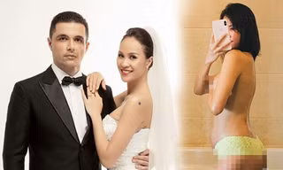 MC Phương Mai đăng ảnh bán nude nóng bỏng, chính thức khoe bụng bầu 5 tháng