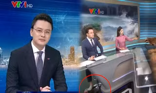 BTV Hữu Bằng gặp sự cố 'khó đỡ' khi đang dẫn Bản tin thời sự 19h