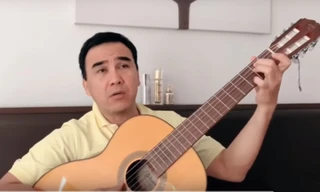 'Té ngửa' với clip đàn hát 'thách thức danh hài' của Quyền Linh