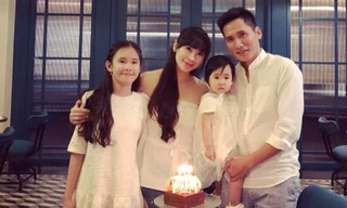 Lộ diện vợ và con gái xinh như hot girl của BTV Quốc Khánh