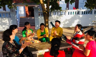 20/10 nhớ về buổi sinh hoạt chi hội đặc biệt của phụ nữ Trường Sa