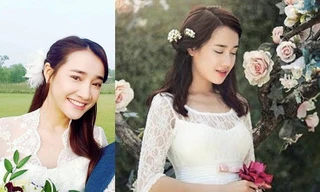 'Cô dâu tháng 9' Nhã Phương đẹp hút hồn với váy cưới