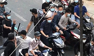 Cảnh sát nổ súng ngăn hỗn chiến