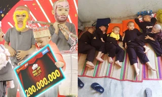 Cuộc sống 5 chú tiểu mồ côi sau thắng 300 triệu 'Thách thức danh hài'