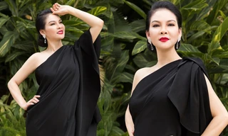 Ngắm nhan sắc quý phái của 'Người đẹp ảnh lịch' một thời Thủy Hương