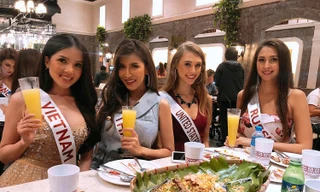 Thúy Vi khoe tình bạn đẹp như mơ với các thí sinh Miss Asia Pacific