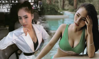 Ca nương Kiều Anh 'đốt mắt' người nhìn với ảnh bikini khoe ngực căng đầy