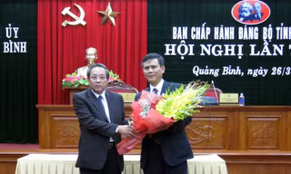 Ông Trần Thắng giữ chức Phó Bí thư Tỉnh ủy Quảng Bình