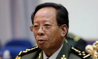 Bộ trưởng Quốc phòng Campuchia - Đại tướng Tea Banh. (Nguồn: khmertimeskh.com) 