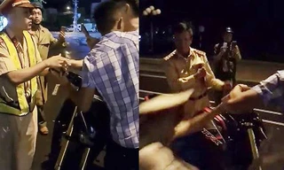 Anh Phạm Thanh Qua khẳng định không hề đẩy mà đồng chí CSGT tự ngã