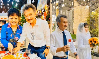 Danh ca Hương Lan làm lễ cưới ở nhà thờ ở tuổi 64