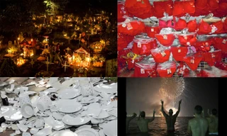 Những kiểu đón tết kì dị: Đón năm mới ở nghĩa địa, ném bát đĩa vào nhà hàng xóm