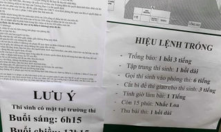 Đề thi Ngữ văn ở Phú Thọ bị tuồn ra ngoài trước giờ quy định?