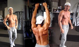 Phát sốt với thân hình cơ bắp của Chân Tử Đan ở tuổi U60