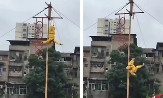 Clip: Tôn Ngộ Không ngã cắm đầu xuống đất từ độ cao 10m