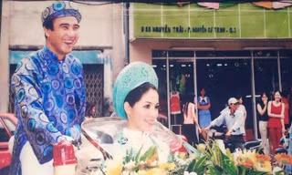 Ảnh cưới và lời nhắn nhủ vợ của MC Quyền Linh gây 'bão' mạng
