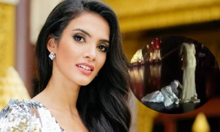 Clip: Người đẹp Paraguay ngất xỉu khi đăng quang Miss Grand 2018