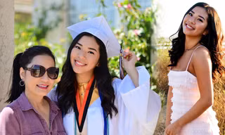 Nhan sắc rạng rỡ như trăng rằm của con gái Hồng Đào - Quang Minh gây xao xuyến