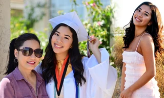 Nhan sắc rạng rỡ như trăng rằm của con gái Hồng Đào - Quang Minh gây xao xuyến