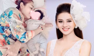 Lâm Khánh Chi khoe ảnh con trai 3 tháng có mũi cao vút giống cô