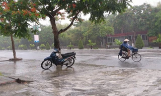 Hải Phòng có mưa, trời âm u (Ảnh: Duy Minh),