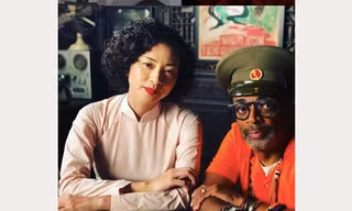 Đạo diễn Spike Lee (phải) cùng Ngô Thanh Vân. Ảnh: Instagram.