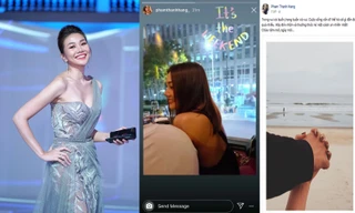 Thanh Hằng đăng ảnh bên 'bạn trai” giấu mặt