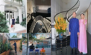 Ngưỡng mộ với không gian trong biệt thự riêng của vợ chồng Tăng Thanh Hà