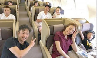 Cường Đô La lần đầu công khai đưa bạn gái và con trai riêng đi du lịch