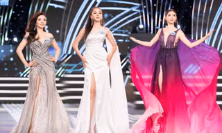 Thí sinh Miss World Việt Nam gợi cảm và lộng lẫy trong trang phục dạ hội