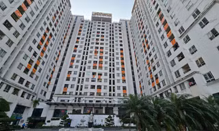 Chung cư Athena Complex Xuân Phương băng rôn đỏ rực đòi 'sổ hồng'