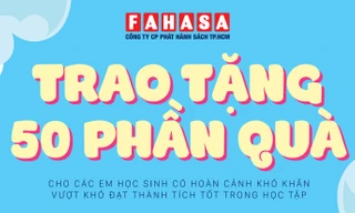 Fahasa mang sách về với các em thiếu nhi ngoại thành huyện Hóc Môn