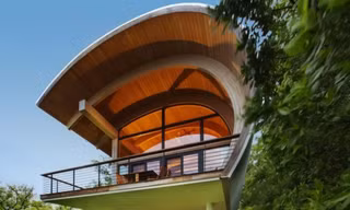 Độc đáo kiến trúc nhà mái cong Casey Key ở Florida