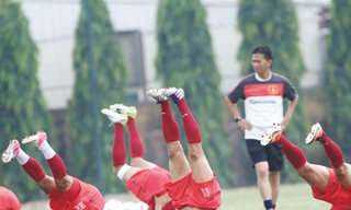 Tuyển Việt Nam xuống biển rèn thể lực