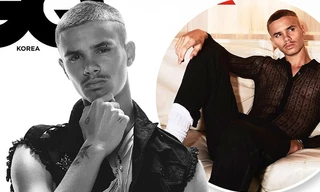 Con trai thứ nhà Beckham cạo đầu, nuôi ria mép đầy khác lạ trên bìa tạp chí thời trang